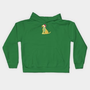 Christmas Golden Retriever Holiday Dog Kids Hoodie